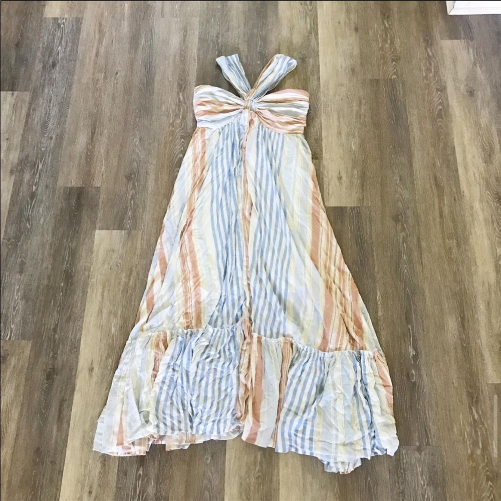 Vici halter maxi dress